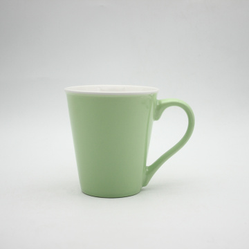 Cor de porcelana simples de cor nórdica fosca caneca de café