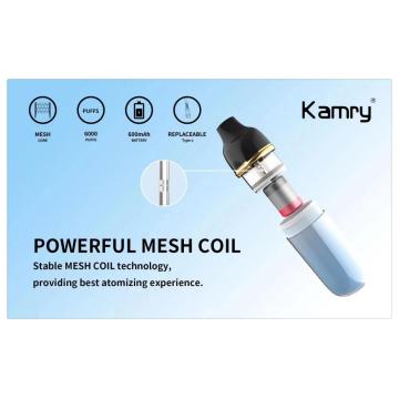 Vape tulen Puff 6000 Kamry Akula