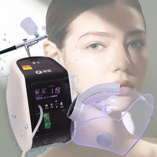 Oxygene Dome Salon Beauty Equipment: LED Photon Light Therapy & Jet Peel Oxygen Facial Machine