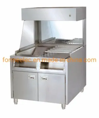 French Fries Chips Warmer Infrared Free Standing Chips Warmer