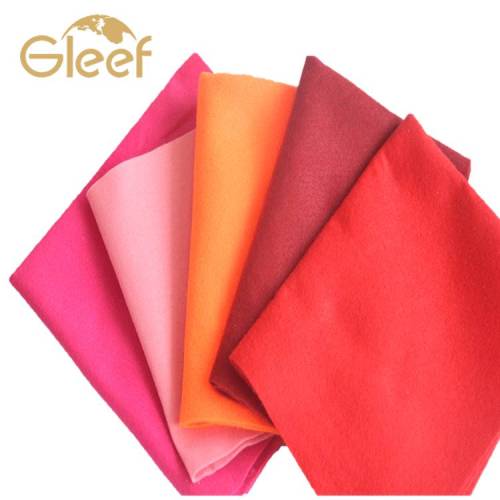 Soft colorful Felt fabric needle punched Non woven