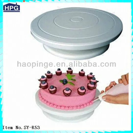 Cheap Plastic Revolving Cake Turntable