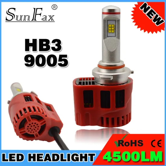 SUNFAX super bright single beam best selling 45w 4500LM 9005 HB3 P6 led auto headlight with with driver