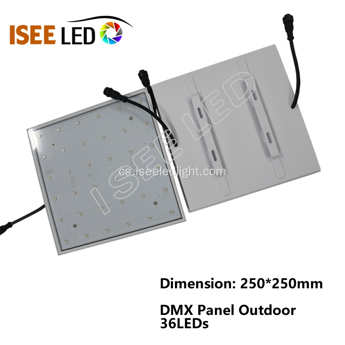 Vodotěsný dynamický LED panel světlo pro venkovní instalaci