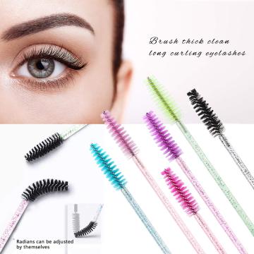 Crystal FeatBrow Mascara Εφαρμογή Wands Βούρτσα Βλεφαρίδων