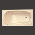Caduta da 72 pollici nella vasca moderna incorporata inzuppato una vasca da bagno