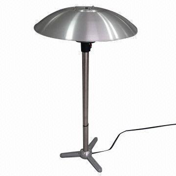 Portable outdoor heater with light, safe and clean