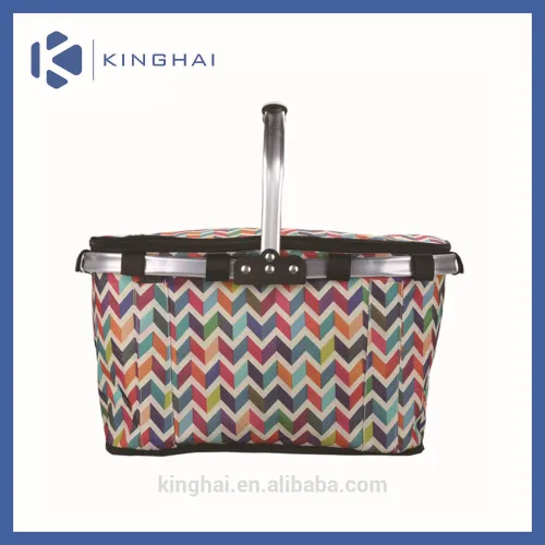 Custom Picnic Basket/weaving Picnic Basket/collapsible Picnic Basket