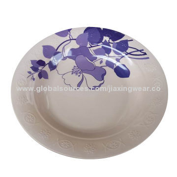 HOT Sale Decal Melamine Plate, Different Pattern, OEM Orders are Welcome