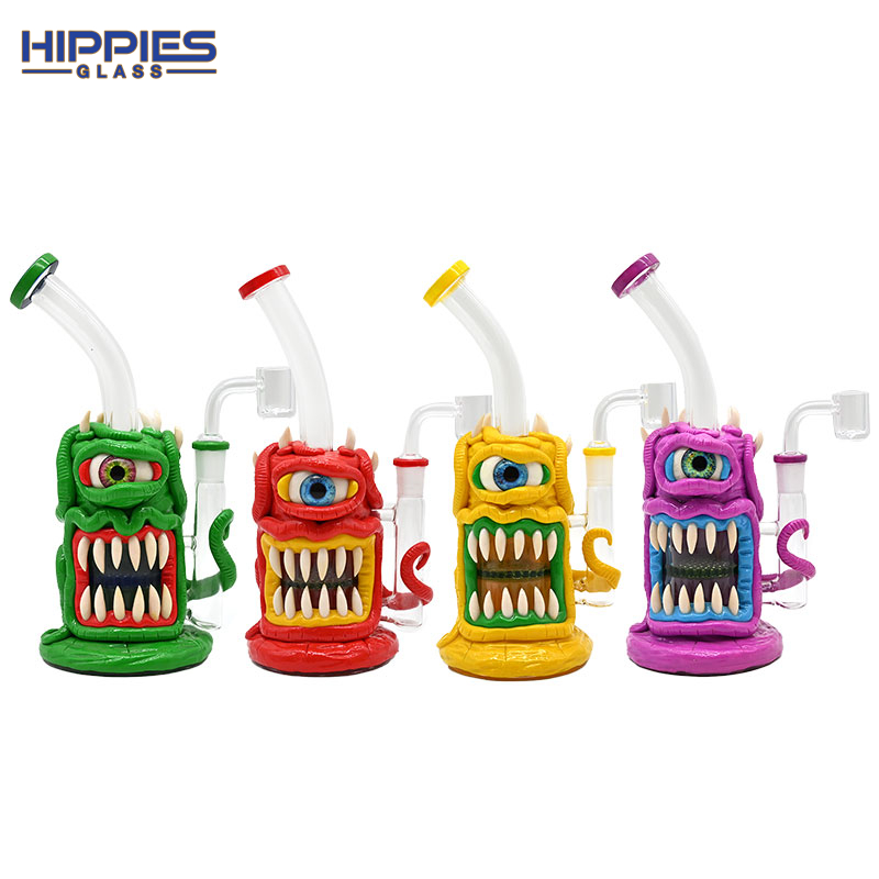 3D Monster Dab Rigs with Colorful demon