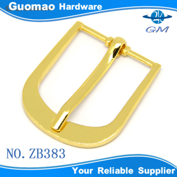 Gold color zinc alloy elegant metal plated gold color pin buckle