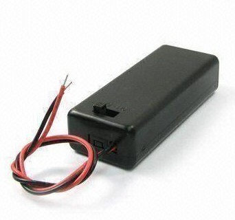 Safety Battery Holder for AAA Um4 Cells, With Switch