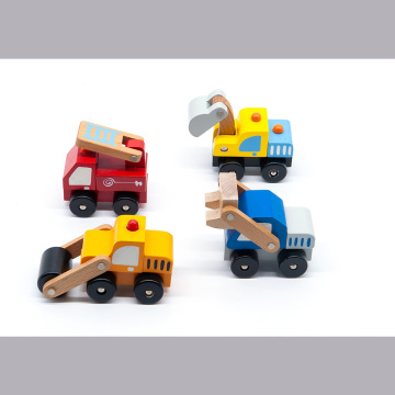 Conjuntos de animales de juguete de madera, patrones de tren de juguete de madera