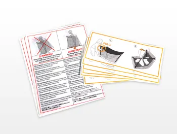 Color printing sticker customization transparent logo trademark reel sticker customization