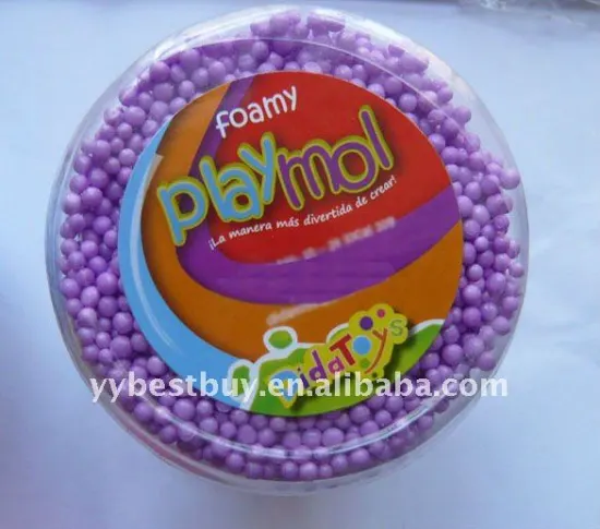 non-dry play foam putty for kids' art&craft