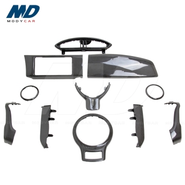 Set di interni in fibra di carbonio (11 pezzi) LHD avvolto per Subaru BRZ e Toyota GT86 2012-2015