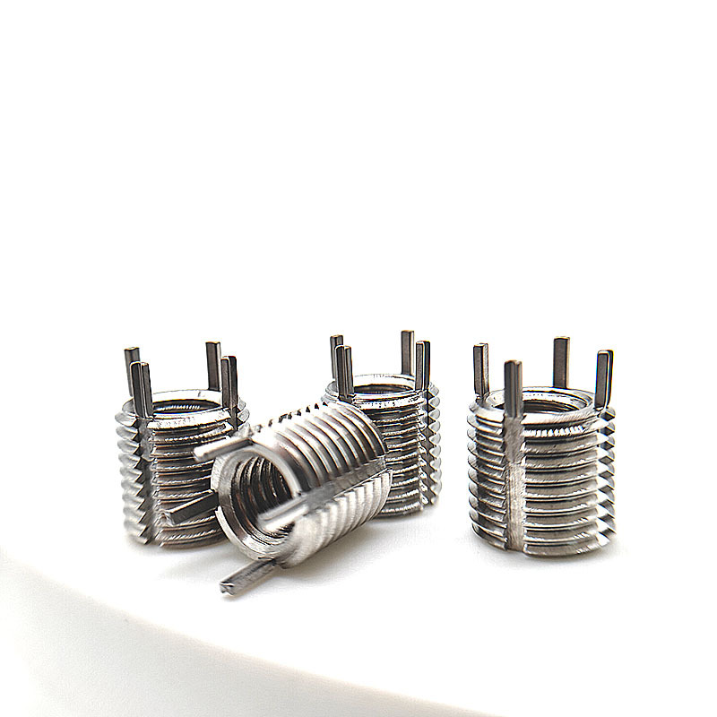 18-8 High Strength Stainless Steel 304 Four Key Locking Heavy Type 3/8 Inch Thread Insert for Wire Product Genre