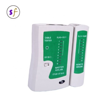 Network Cable Tester for RJ11, RJ12, RJ45, Cat5, and Cat6 Connectors