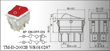 lighted rocker switch