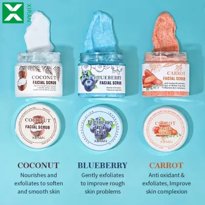 Organic Body Scrub with Vitamin C and Turmeric Facial Exfoliating Scrub