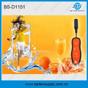 MP3 player and 4GB clip swimming sport MP3 player