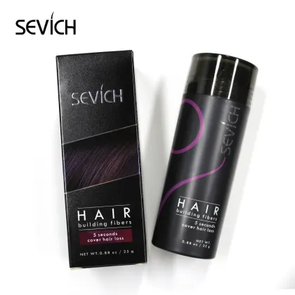 Sevich Hair Building Fiber Set Keratin Extension Powder for Men and Women 25g Hair Regrowth Fiber + Applicator Hair Loss Product