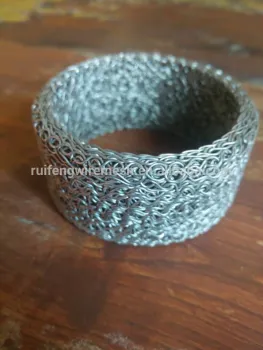 knitted wire mesh for compressed mesh washers (S.S.304.S.S.316. S.S.316L)