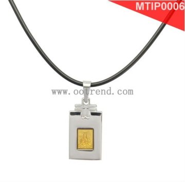 Classic Buddhism design jewelry ,presenting safety healthy symbol jewelry to man