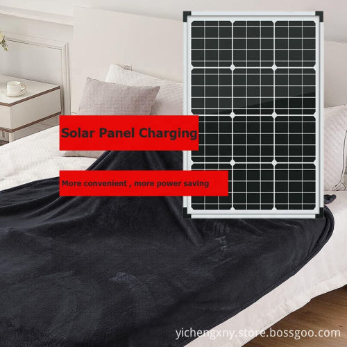 Smart Solar-Powered Graphene Electric Heated Blanket