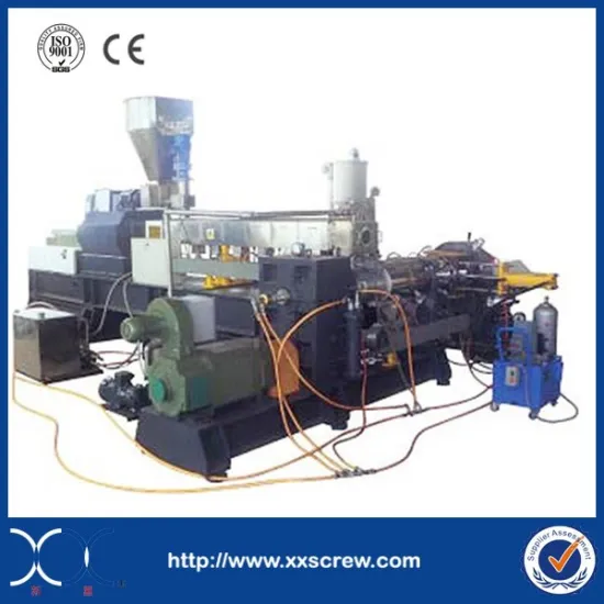 Double Stage Wind Cooling Rub Surface Hot Cutting Granulating Unit Pelletizing Line