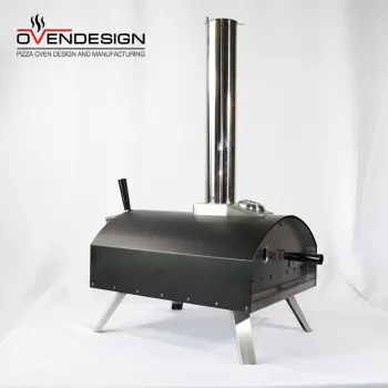13 Inch Mixed Material Countertop Built In Wood-fired Pizza Oven 1 Pieces Baking Oven With Pizza Oven Trays Disposable