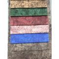 Tissu de velours hollandais imprimé à chaud