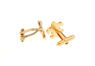 Customized Skeleton Golden Pattern Cufflinks Luxury Man Cufflinks For Shirt