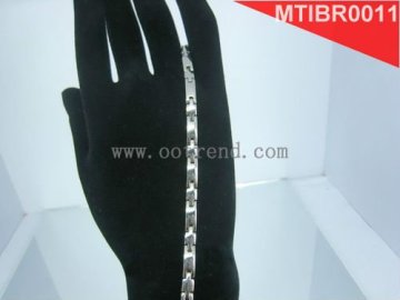 Lover Bracelet,Heart by Heart style Titanium Bracelet,Shiny high polished titanium jewelry,hot sale 2012,loving forever