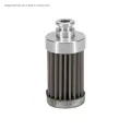 Microporous titanium rod filter element