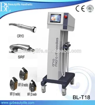 Micro-needle RF fractional machine with MRF and SRF