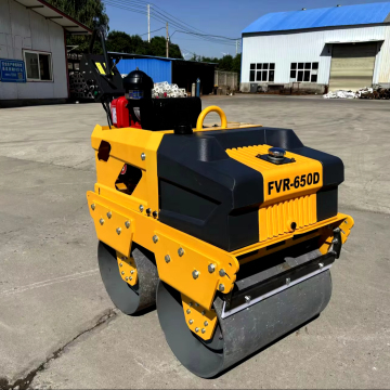 650 Double Drive Vibration Road Roller - 530 kg, 2.5 Tons Compaction