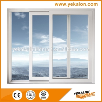 Yekalon High Quality UPVC window Sliding pvc window