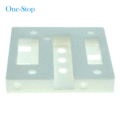 Bahagian pemprosesan plastik CNC PTFE