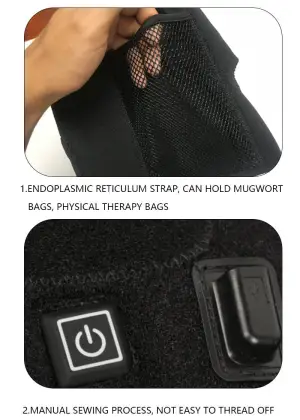 In Stock: Custom Knee Heating Pad - Effective Arthritis Pain Relief with Heated Knee Wrap Brace