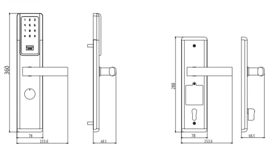 ACTOP Apartment bluetooth lock