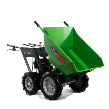 4x4 Wheel Drive 5.5HP Gas Engine Powered Barrow Wheel - 250KG Load Capacity