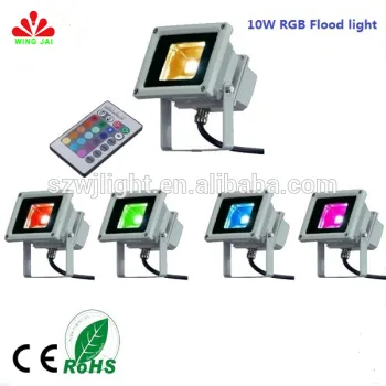 ce rohs listed good quality lowest price ip65 outdoor christmas multi color led flood light 10W 20w 30w 50w (3 years warranty)