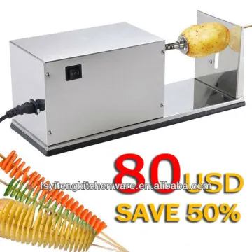 Electric Automatic Tornado Twister Potato Slicer Maker Machine