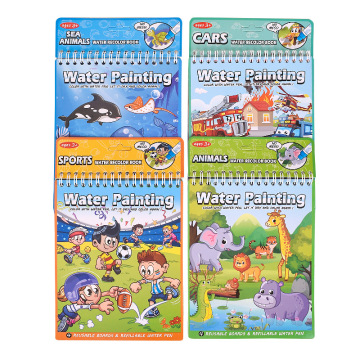 magic water book with a pen for kids