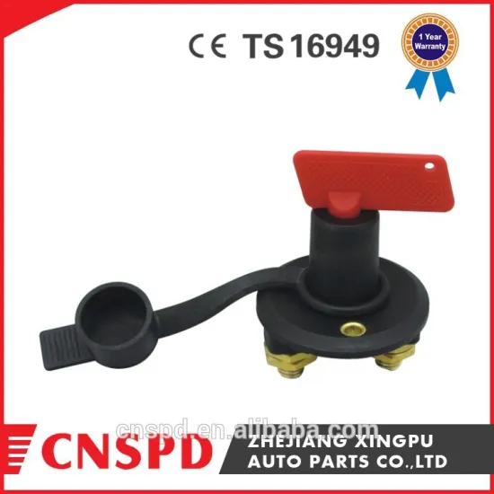 12V 24V 100A racing car marine boat battery isolator disconnect cut off switch with key and cap