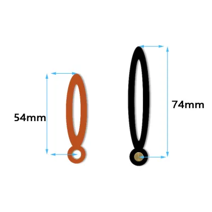 Laser-Cut Clockwise Wall Clock Hands Pointers