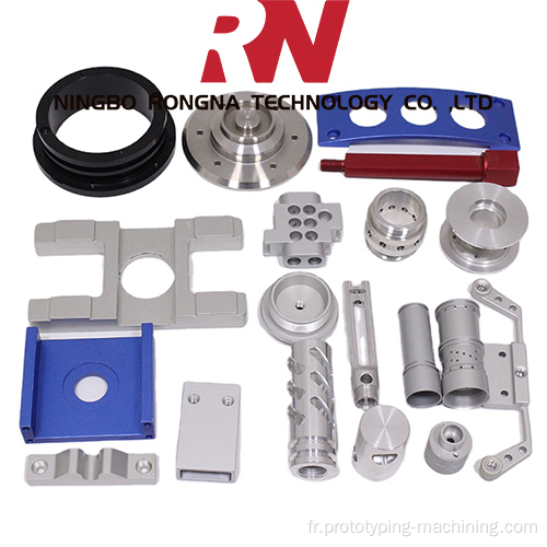 Pièces d'usinage CNC avec anodisation