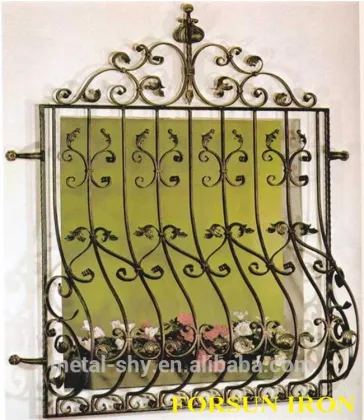 wrought iron decoration window guard gate