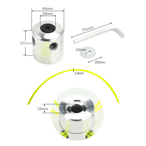 Potentyp Pinsel Trimmer Aluminium Fest Linienkopf